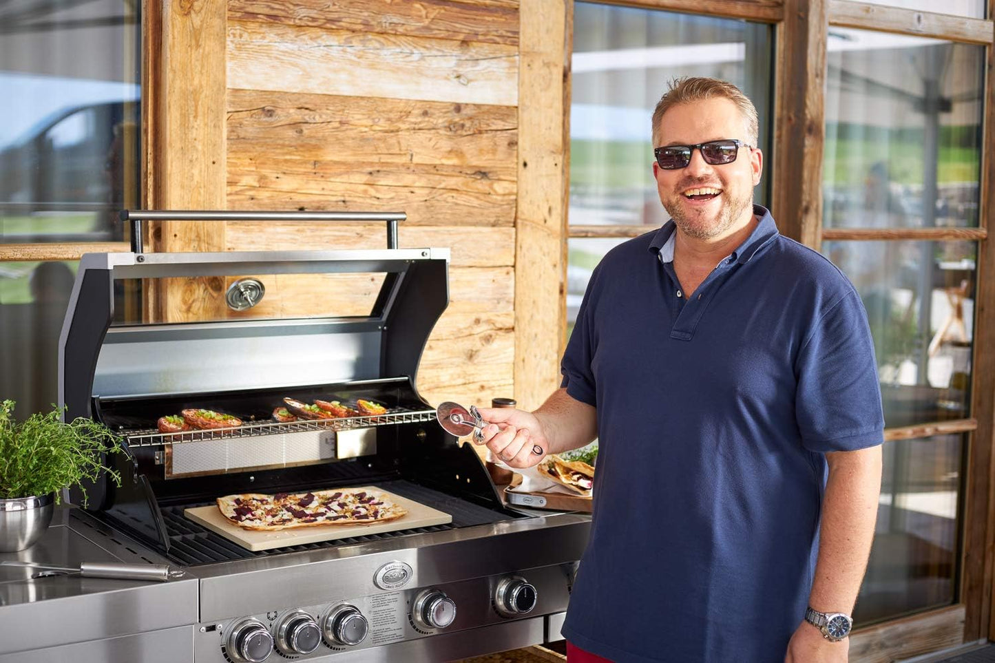 Rechteckiger Pizzastein, Pizzastein rechteckig Single
