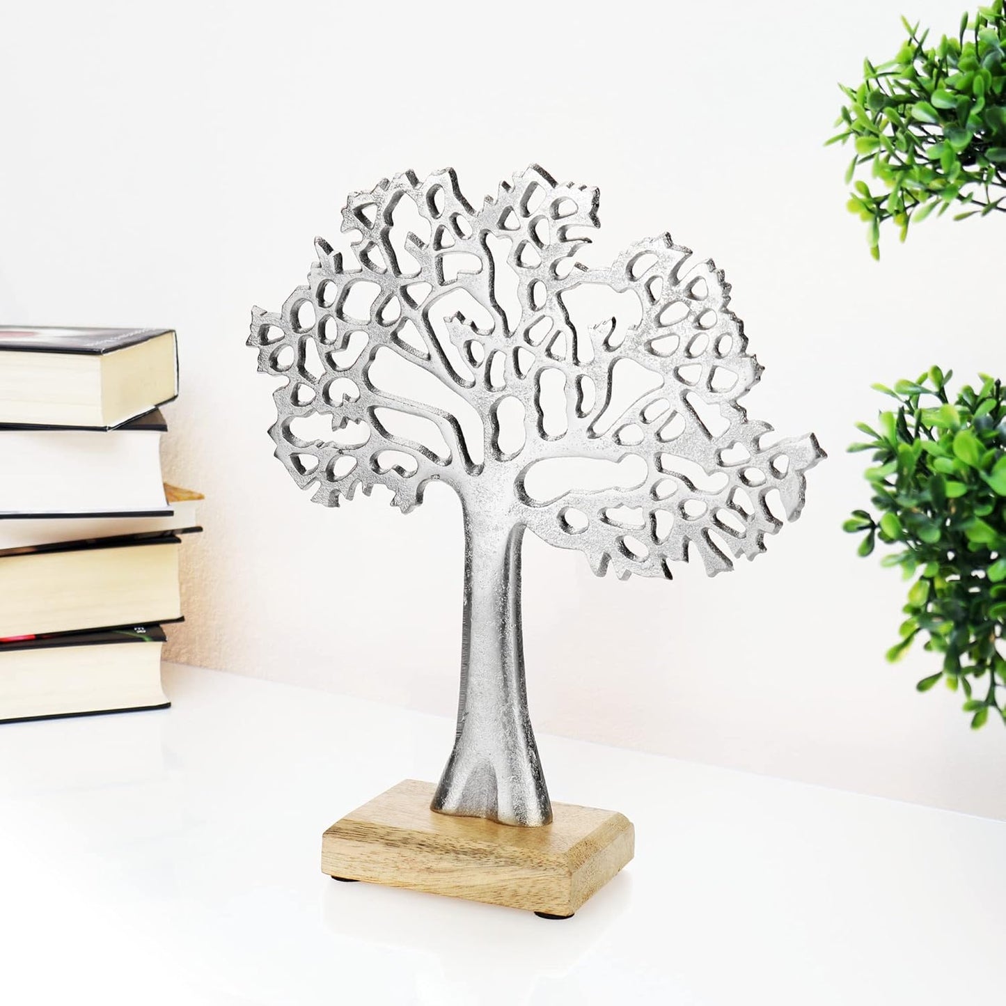 Deko-Baum auf Holzsockel, 1 Stück - Baum
