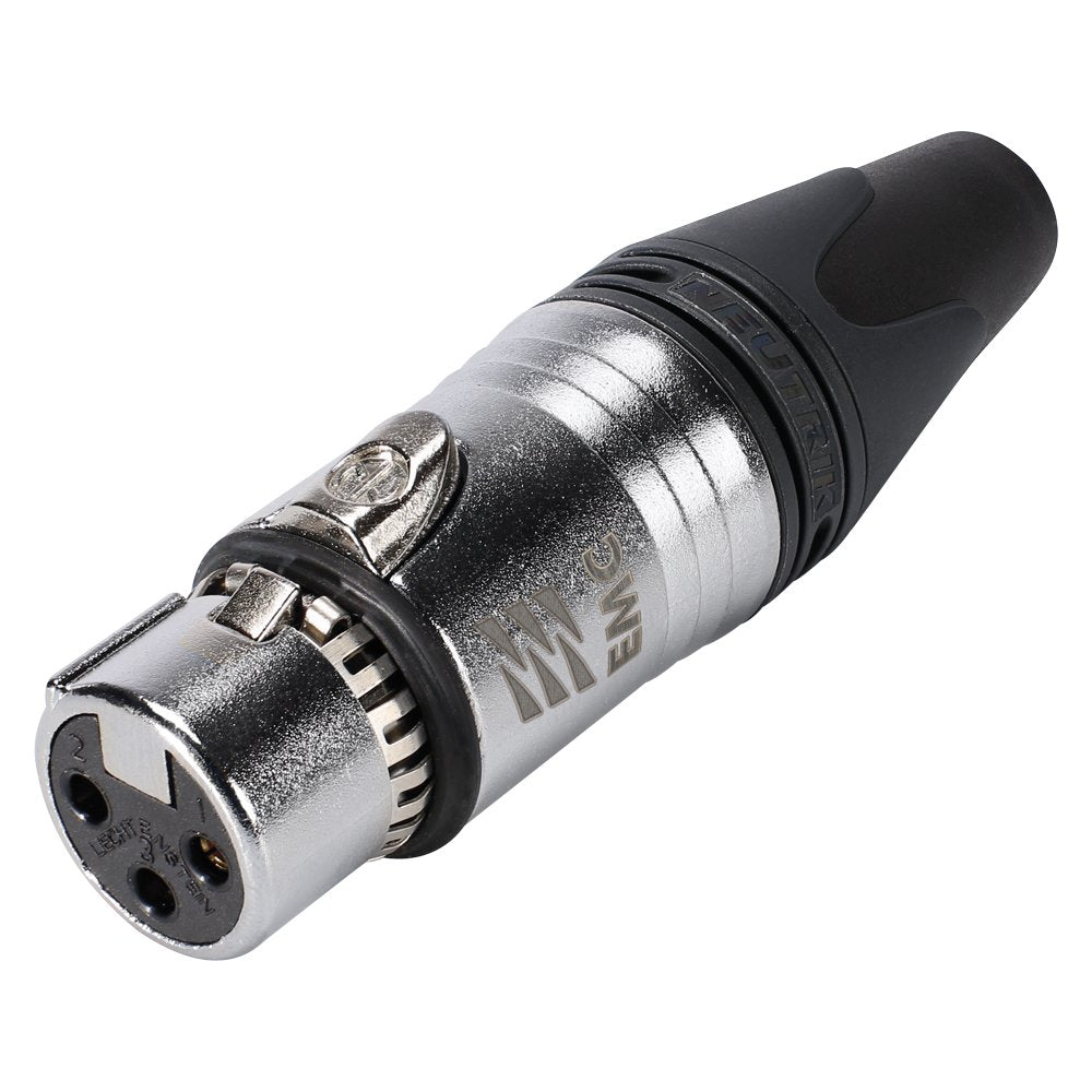 Referenz XLR Mikrofonkabel EMC-QUAD, 1m schwarz