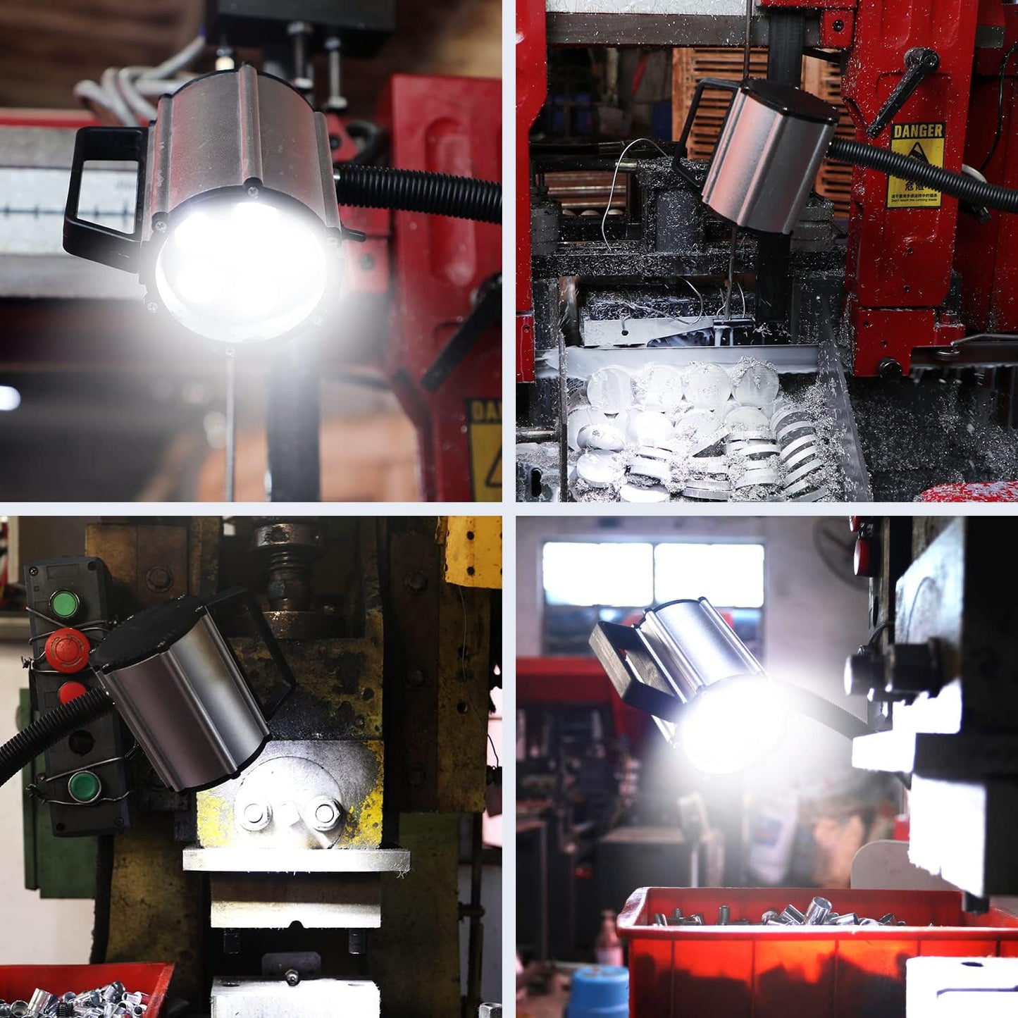 ‎50F LED-Arbeitsleuchte mit Schwanenhals