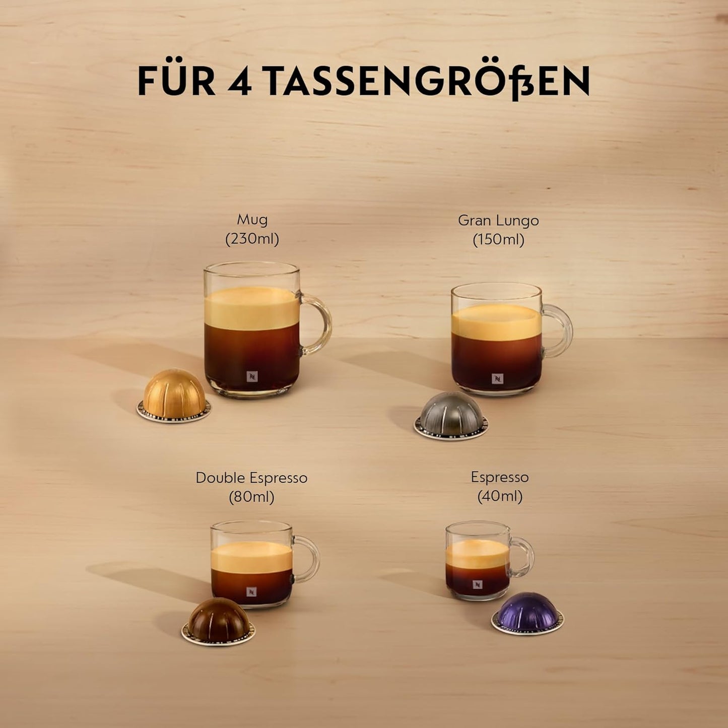 Krups Vertuo Pop Kaffeekapselmaschine mit One-Touch-System, XN9204 / Aqua Mint