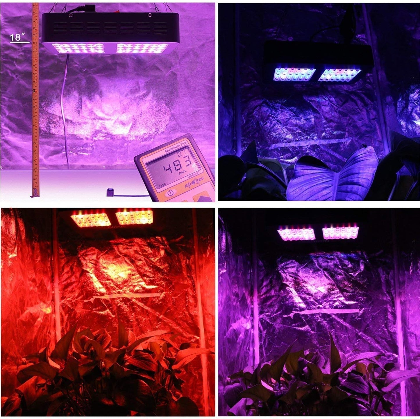 LED Pflanzenlampe, M300W(Veg and Bloom)
