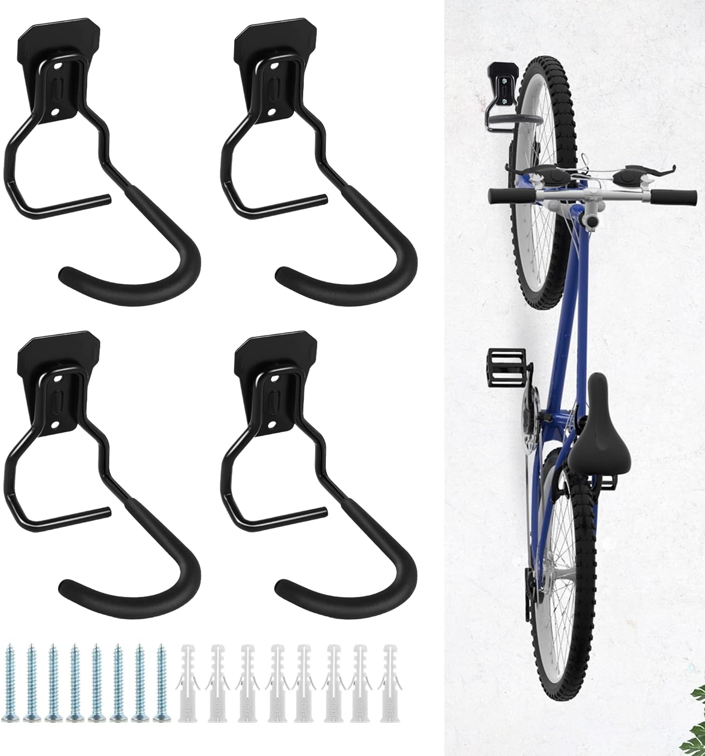 4er Set Velohaken, 4 Stück