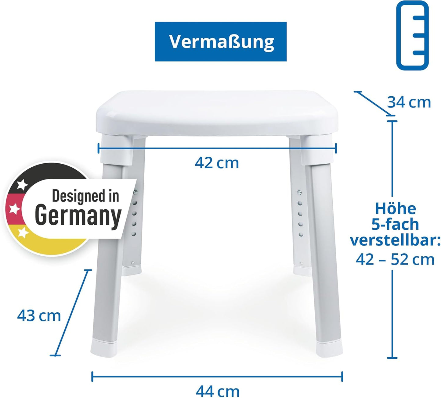 Dusch- und Bad-Hocker 43908, Bad-Hocker