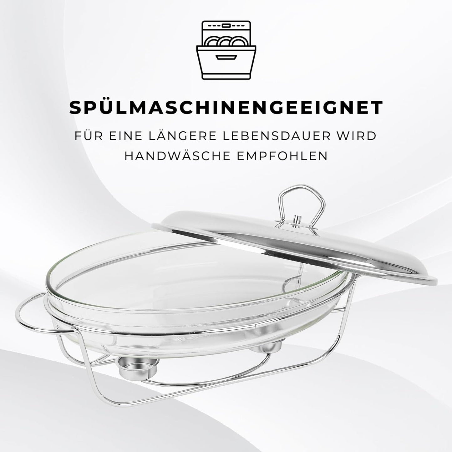 Wärmebehälter mit Glaseinsatz, 3 Liter