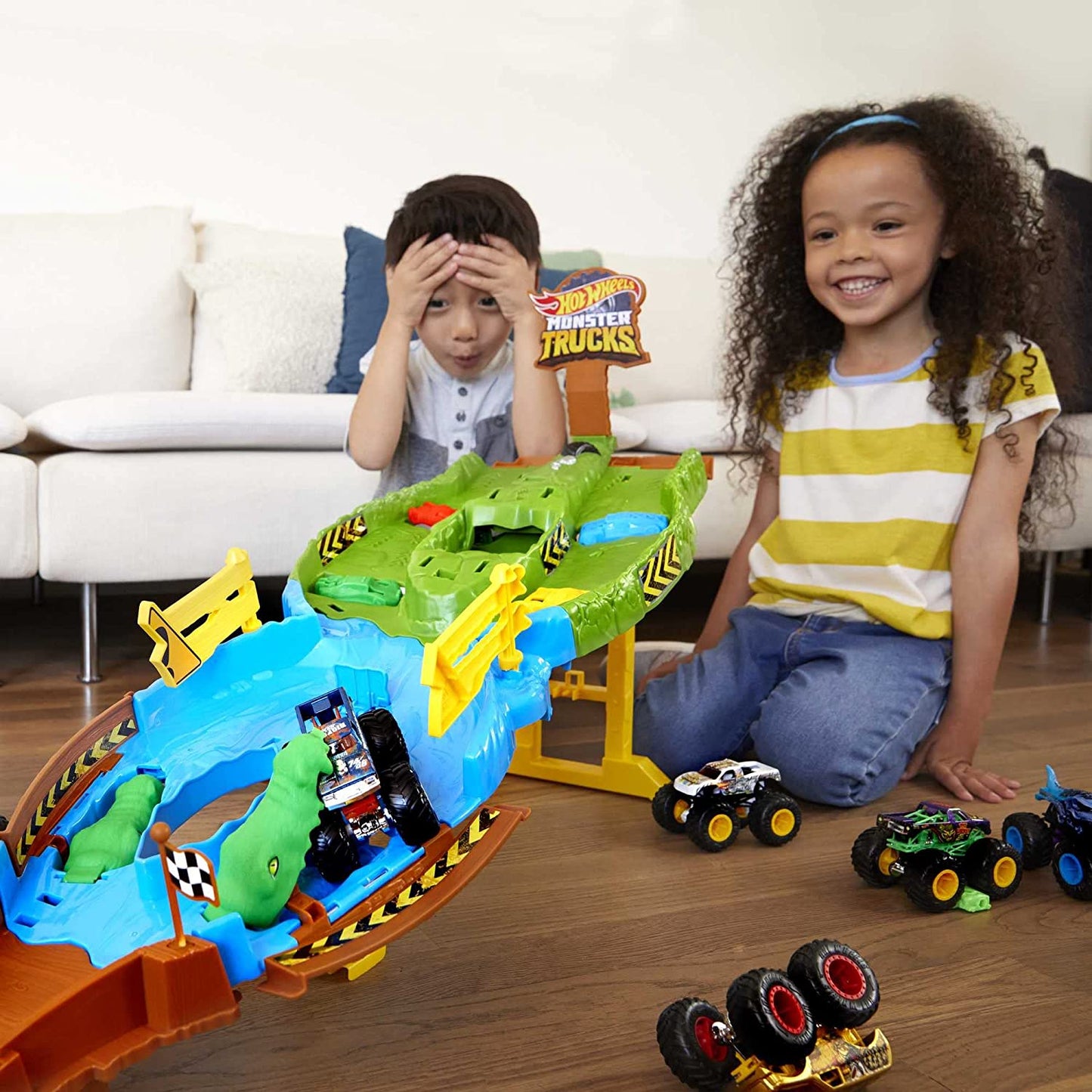 Monster Trucks Wettkampf Rennstrecke, Rennbahn, Wettkampf-rennstrecke