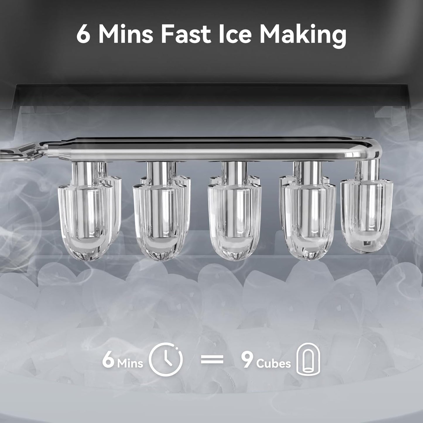Eiswürfelmaschine, Black