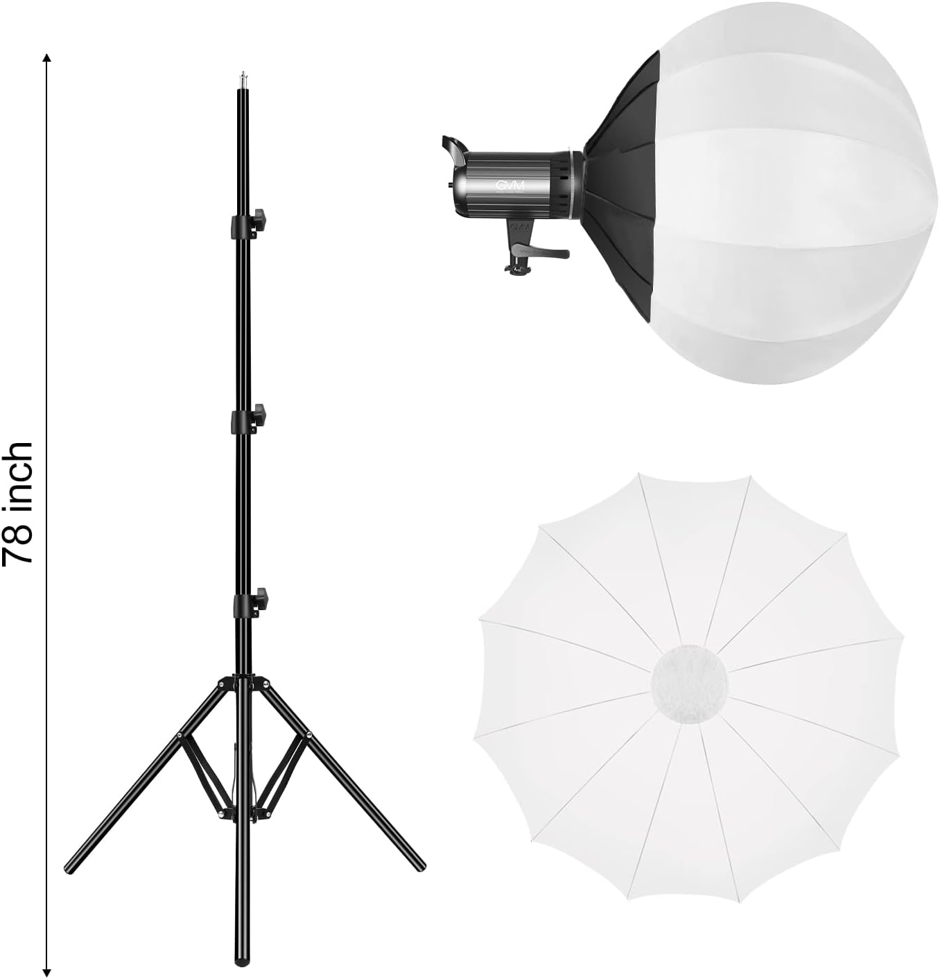 LED-Videoleuchte Softbox