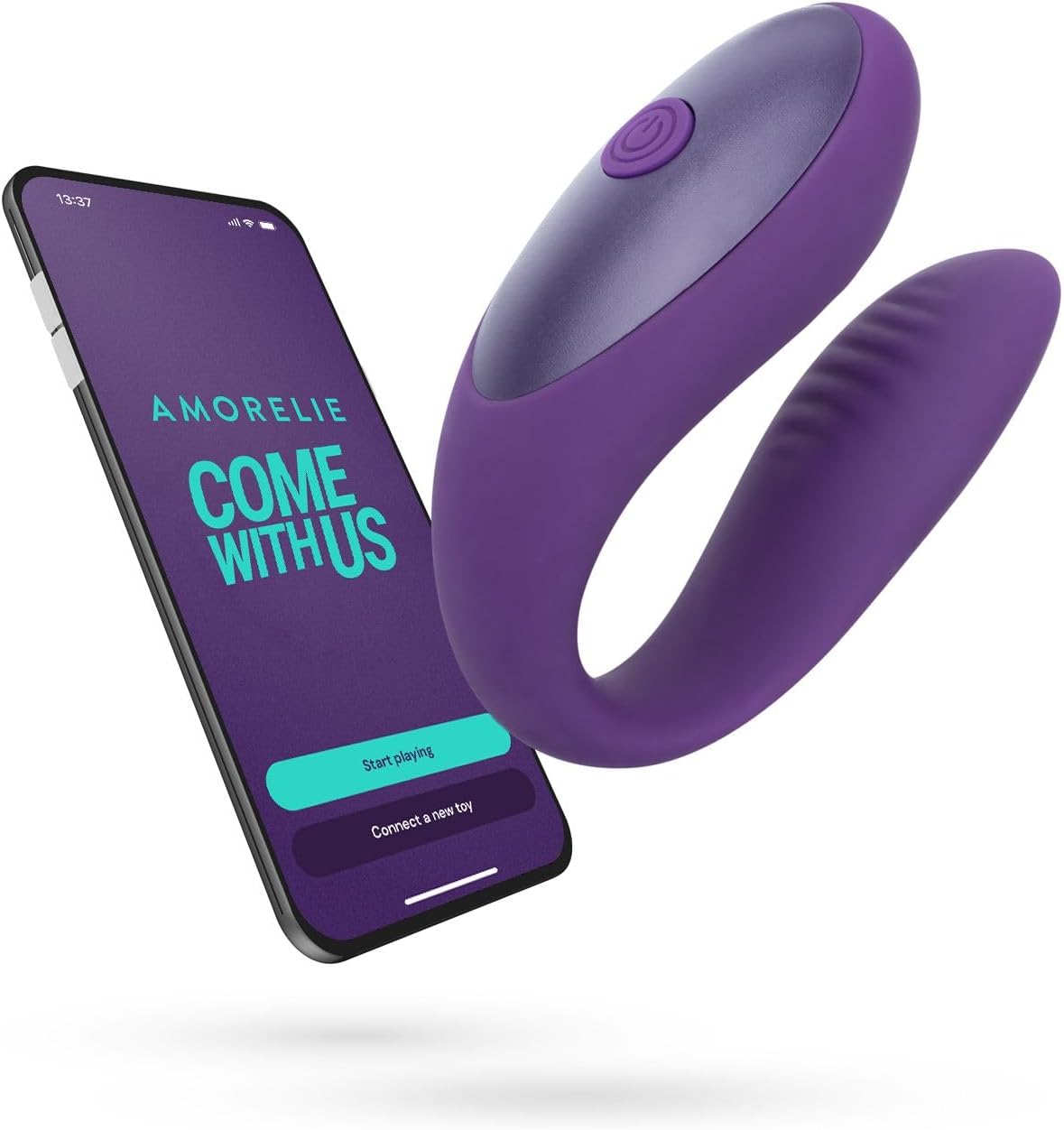 Paarvibrator Joy Salsa App-gesteuert, Lila