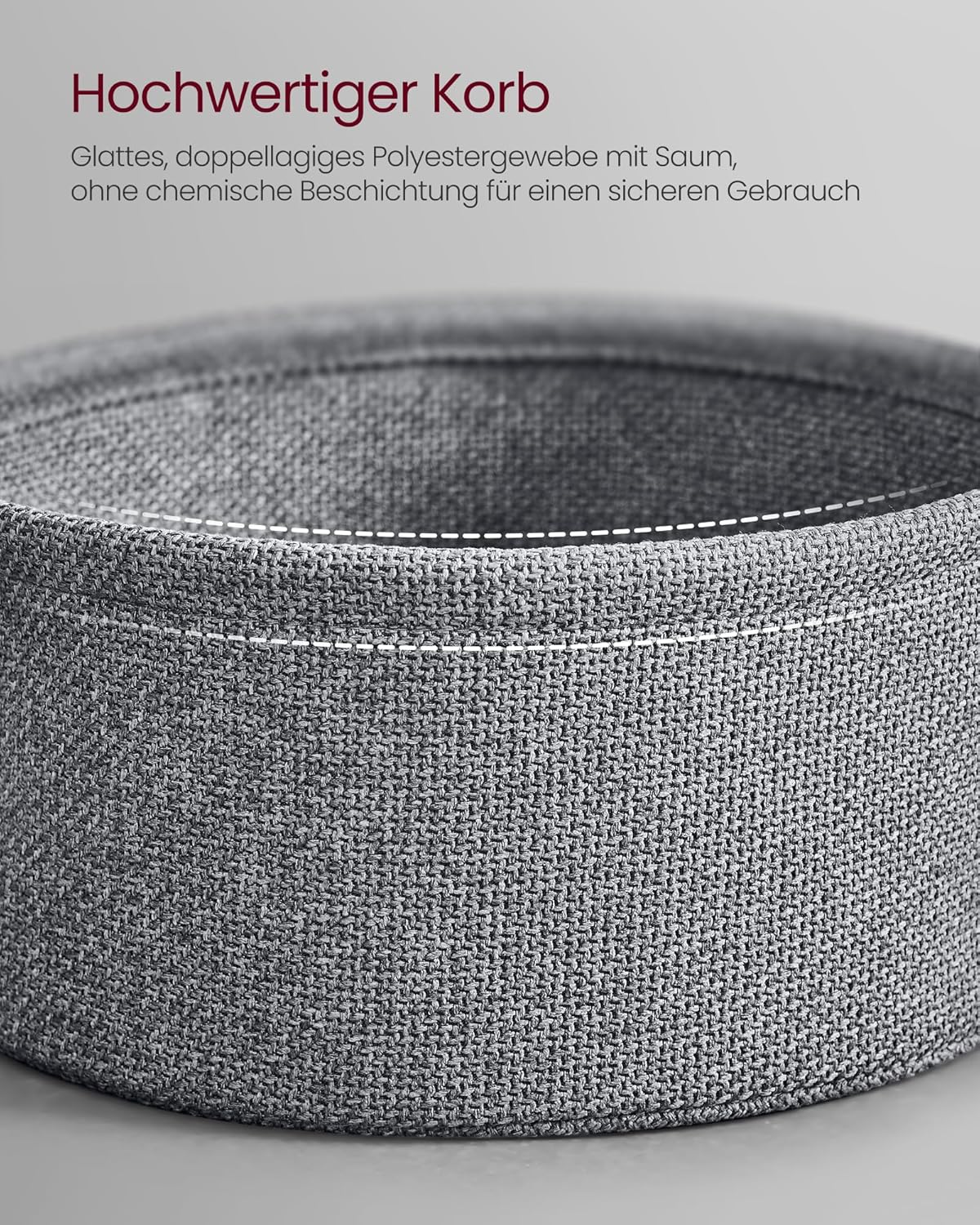 Runder Couchtisch, Tintenschwarz + Schiefergrau|rund