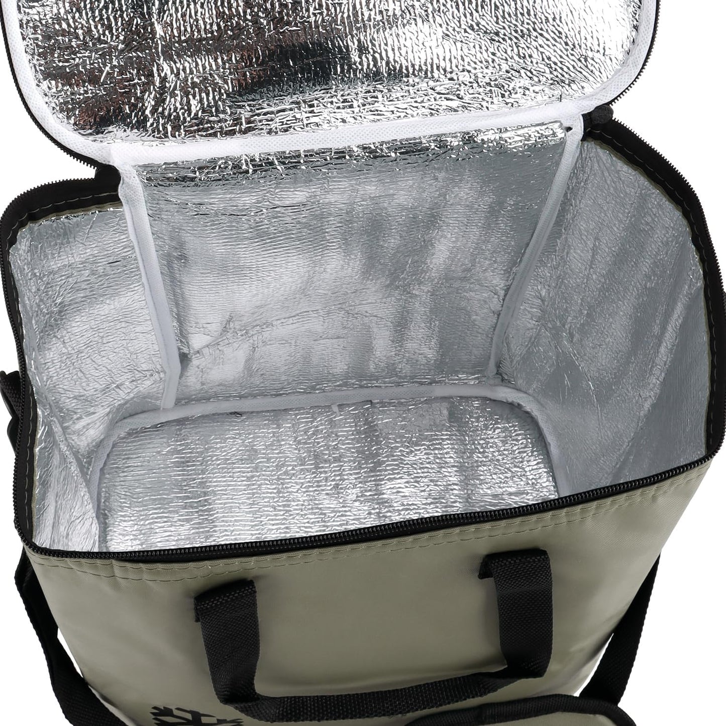 Faltbare Kühltasche, 1 Stück - hellbraun