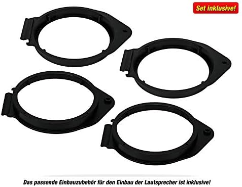 Front/Heck Auto Lautsprecher-Set 16,5 cm