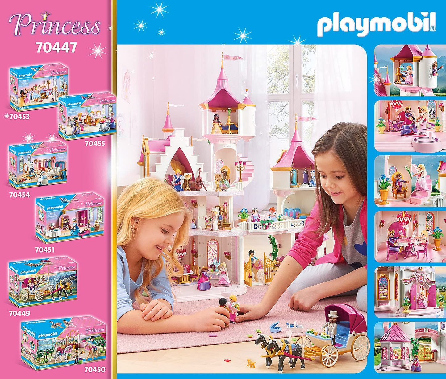 70447 Princess Grosses Prinzessinnenschloss, Konstruktionsspielzeug, Grosses Schloss der Prinzessinnen