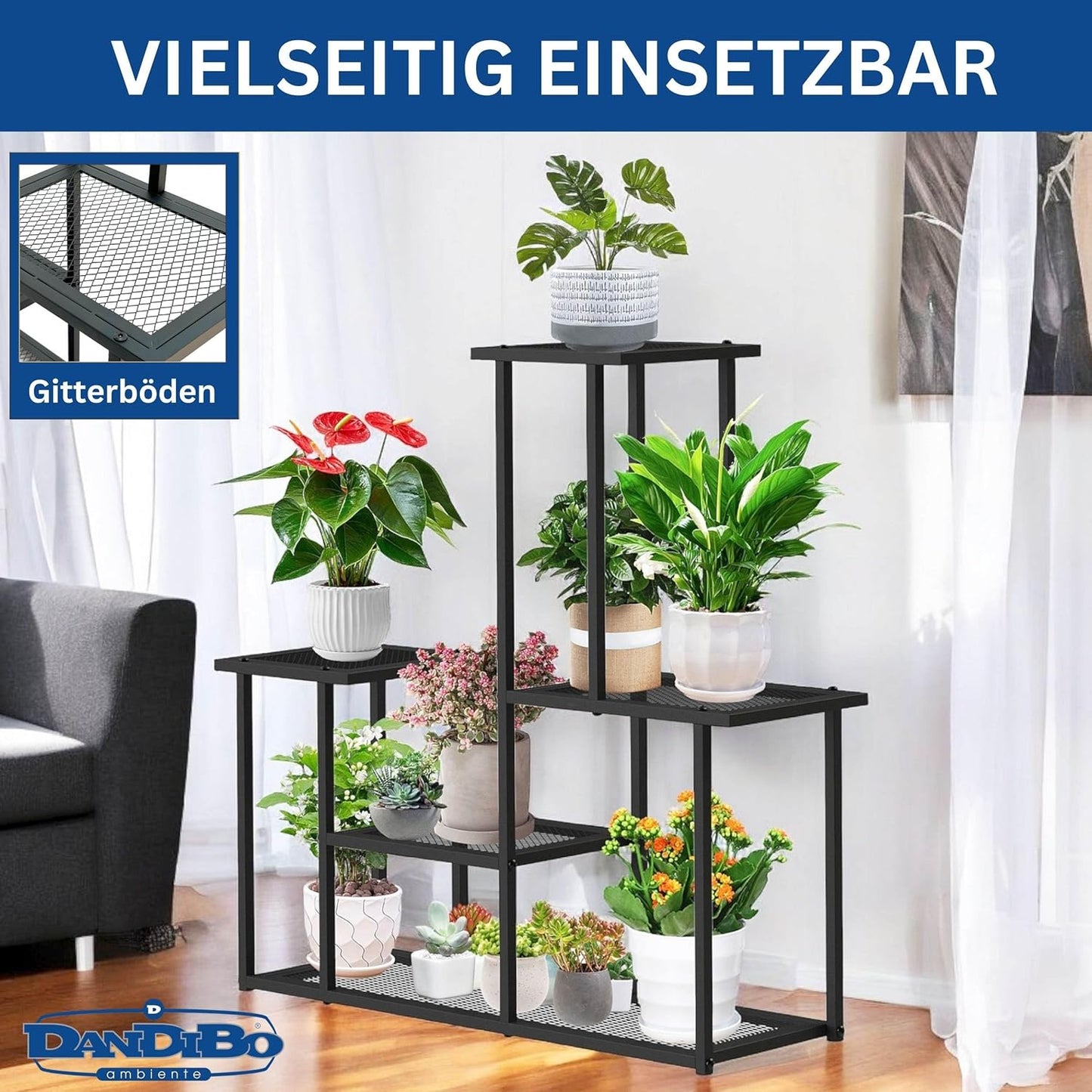 4-stufige Blumentreppe 96579