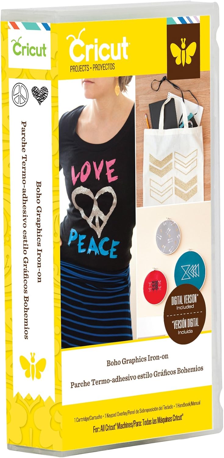 Boho Grafik Aufbügelfolien-Set, Boho, Grafiken zum Aufbügeln