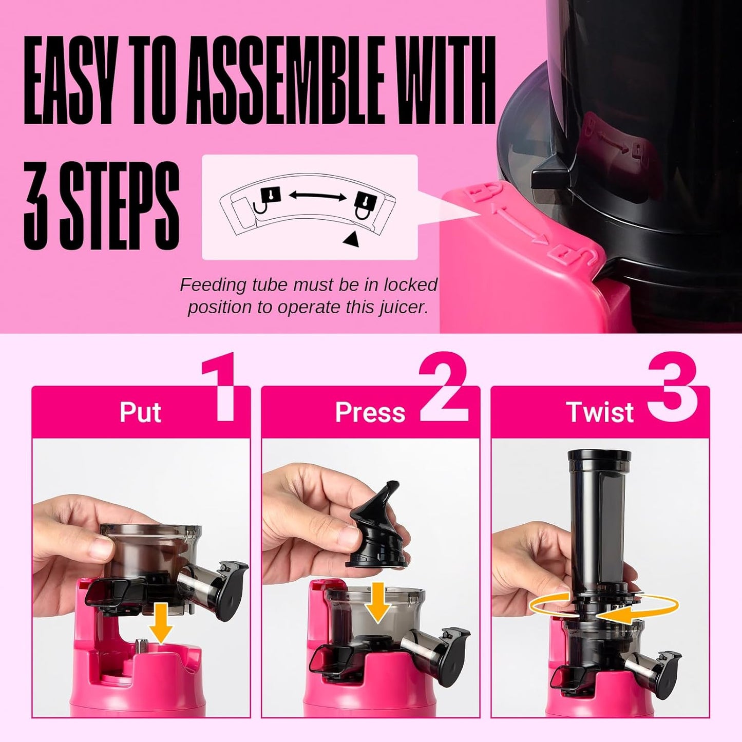 Slow Juicer, Rosa