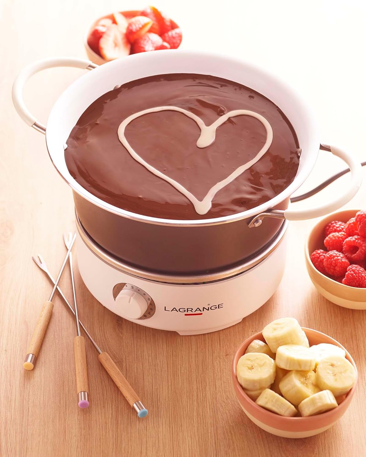 Prestige Fondue-Set für 8 Personen, Taille unique Carbon