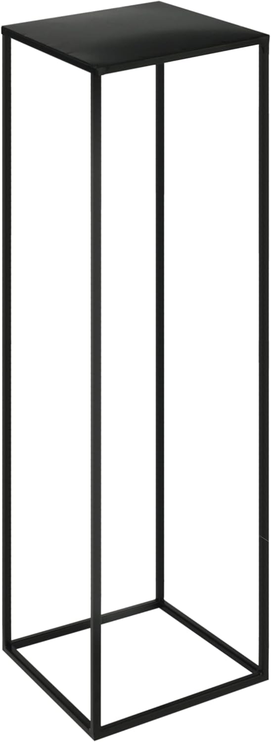 Industriell Plant Stand, 24 x 24 x 100H cm Schwarz