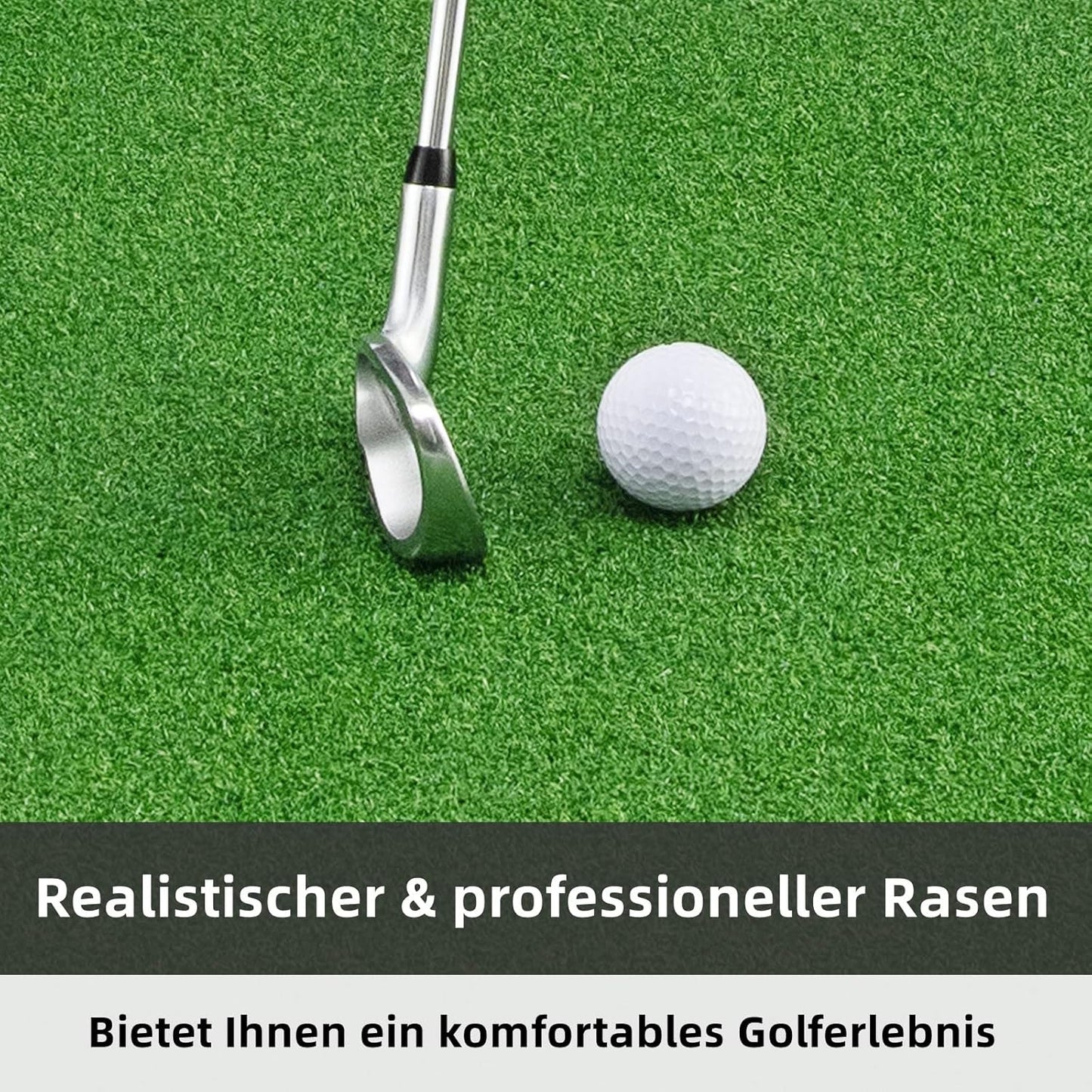 Faltbare Golf-Abschlagmatte mit Tees