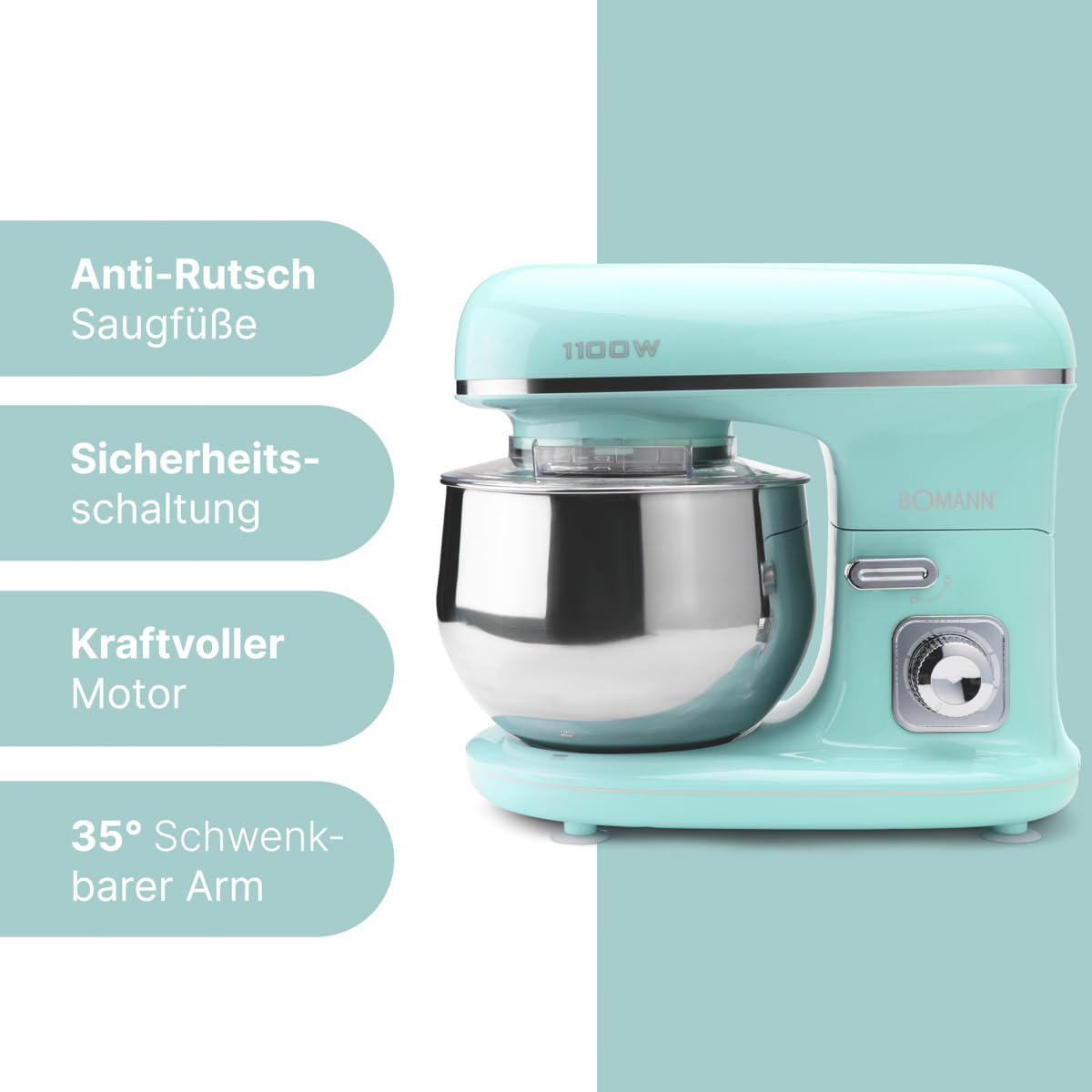 KM 6030 CB Küchenmaschine, Mint-grün