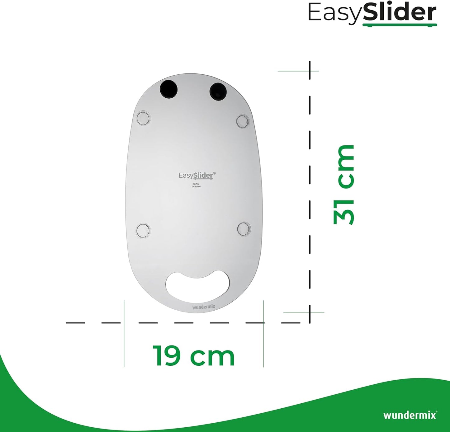 EasySlider Gleitbrett für Thermomix, TM Friend Grau