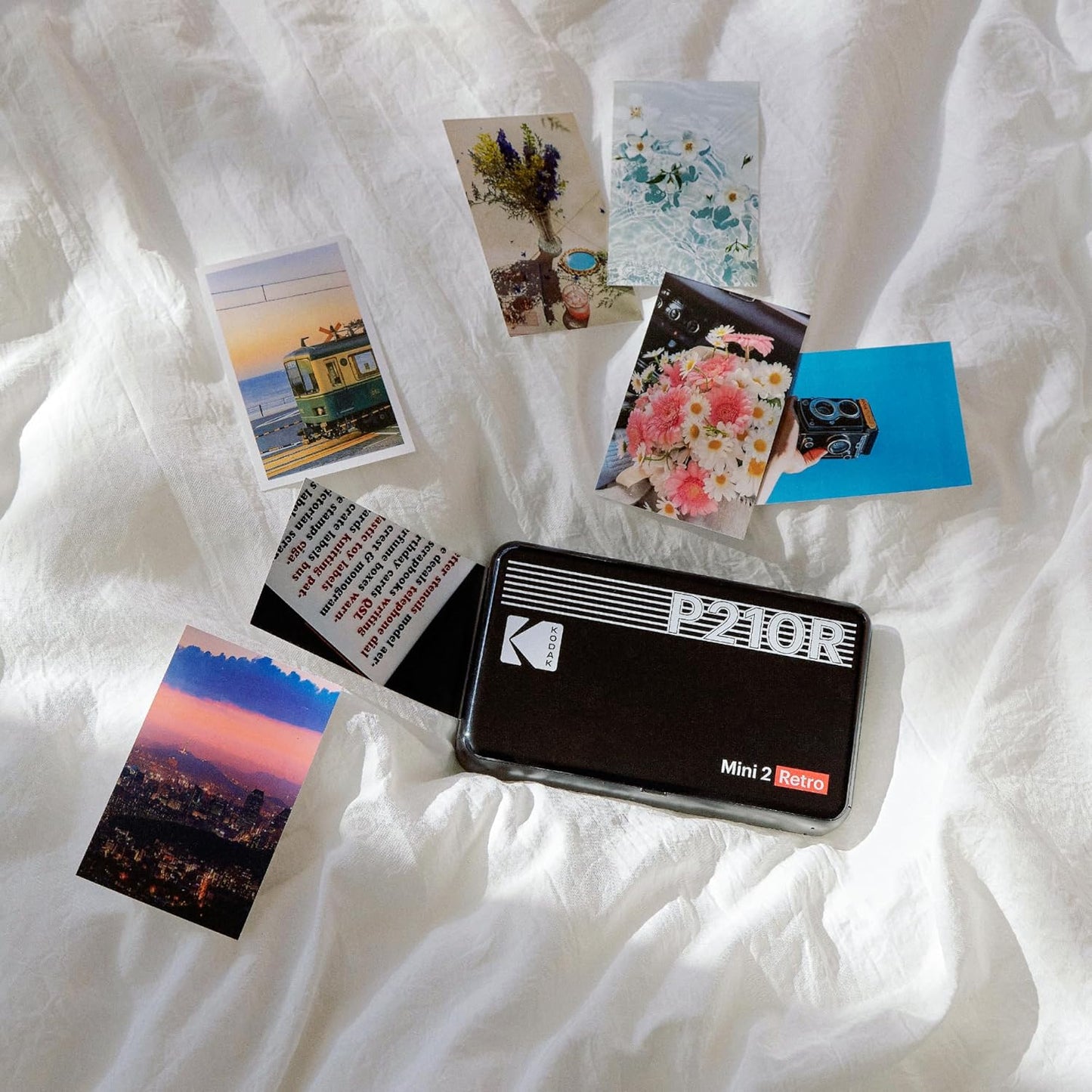 Mini 2 Retro Fotodrucker, Druker + 8 Blatt bianco