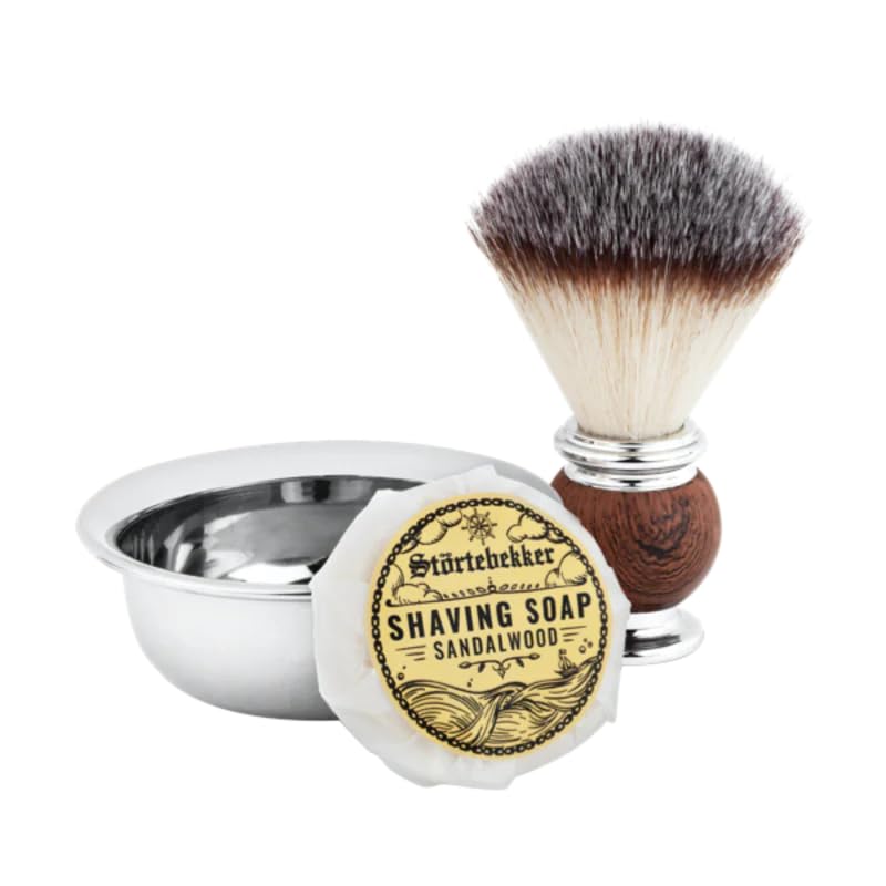 Rasierhobel-Set mit Reiseetui, Rosé Gold - Café