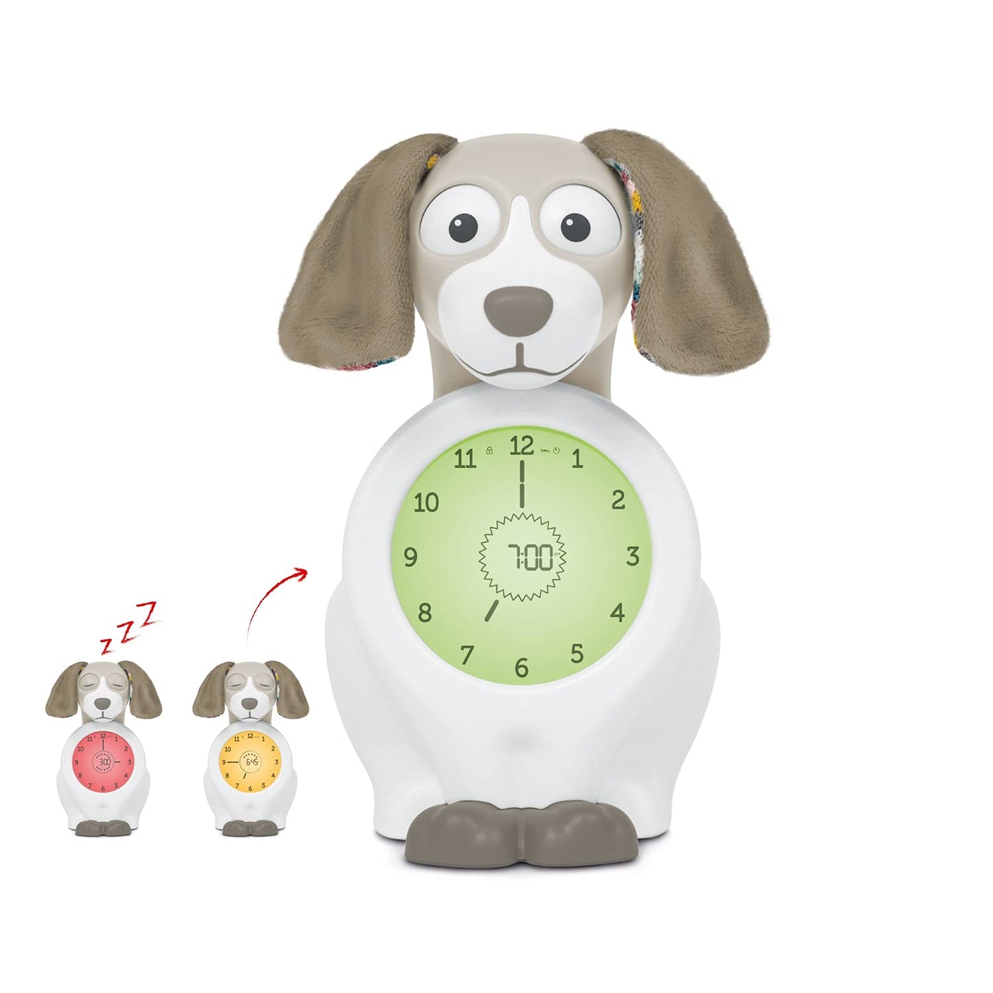 Davy - Pädagogischer Wecker & Schlaftrainer für Kinder, Taupe
