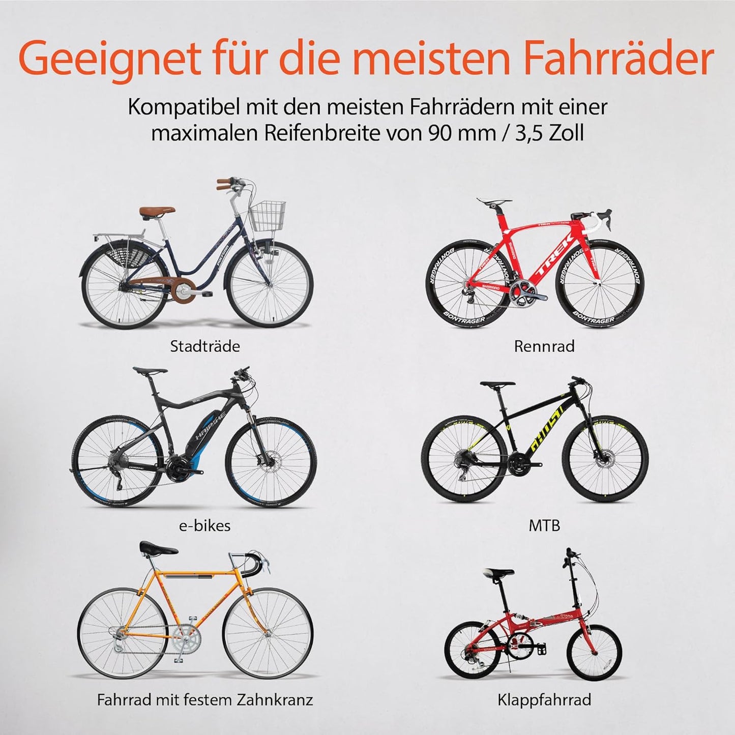 Schwenkbare Velo Wandhalterung