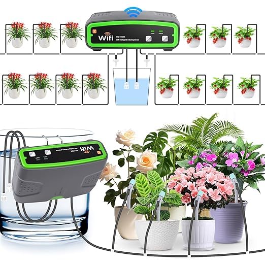 Smartes Bewässerungssystem mit Doppelpumpe
