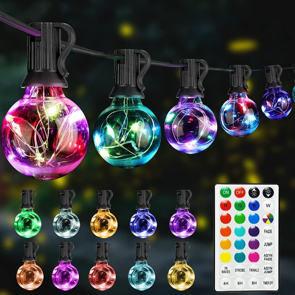 LED-Lichterkette, G40 9M 30LED|16 Farben