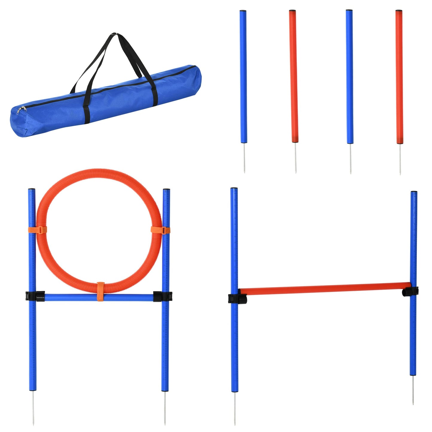 Agility-Übungs-Set Slalom & Hürden