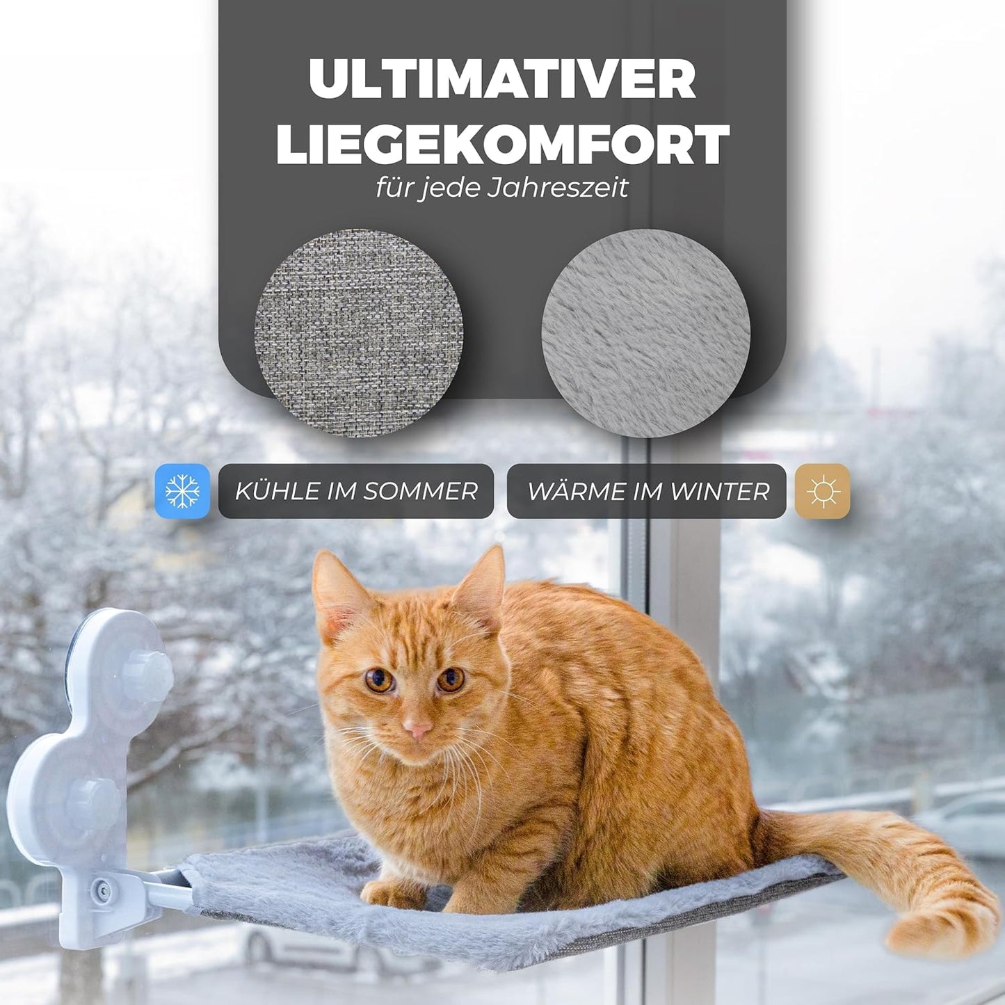 Katzen Fensterliege Hängematte
