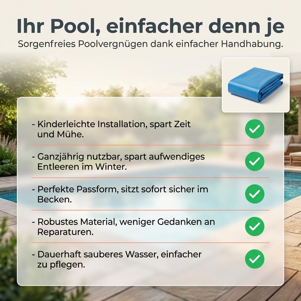 Poolfolie , 360x90 cm