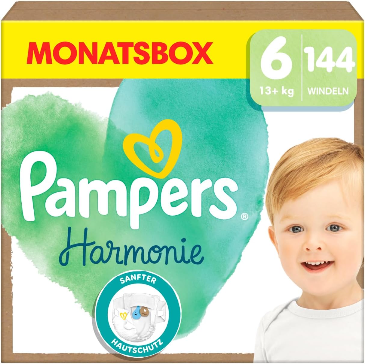 Harmonie Windeln Grösse 6 (144 Stück)