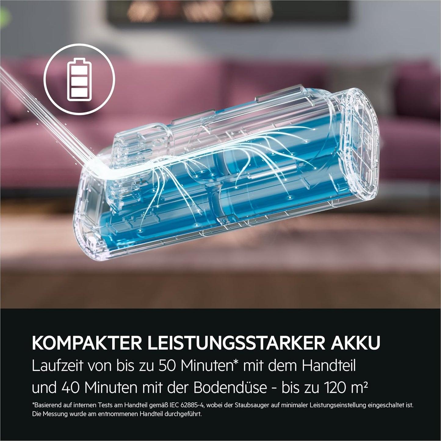 Akku-Staubsauger Serie 7000 (2in1, 50 Min), Serie 7000, Schwarz