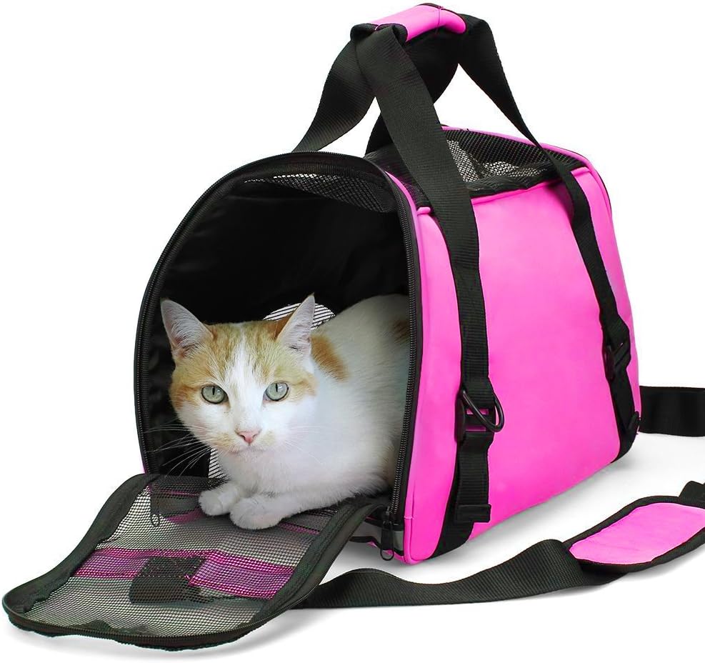 Transporttasche für Katzen, rose