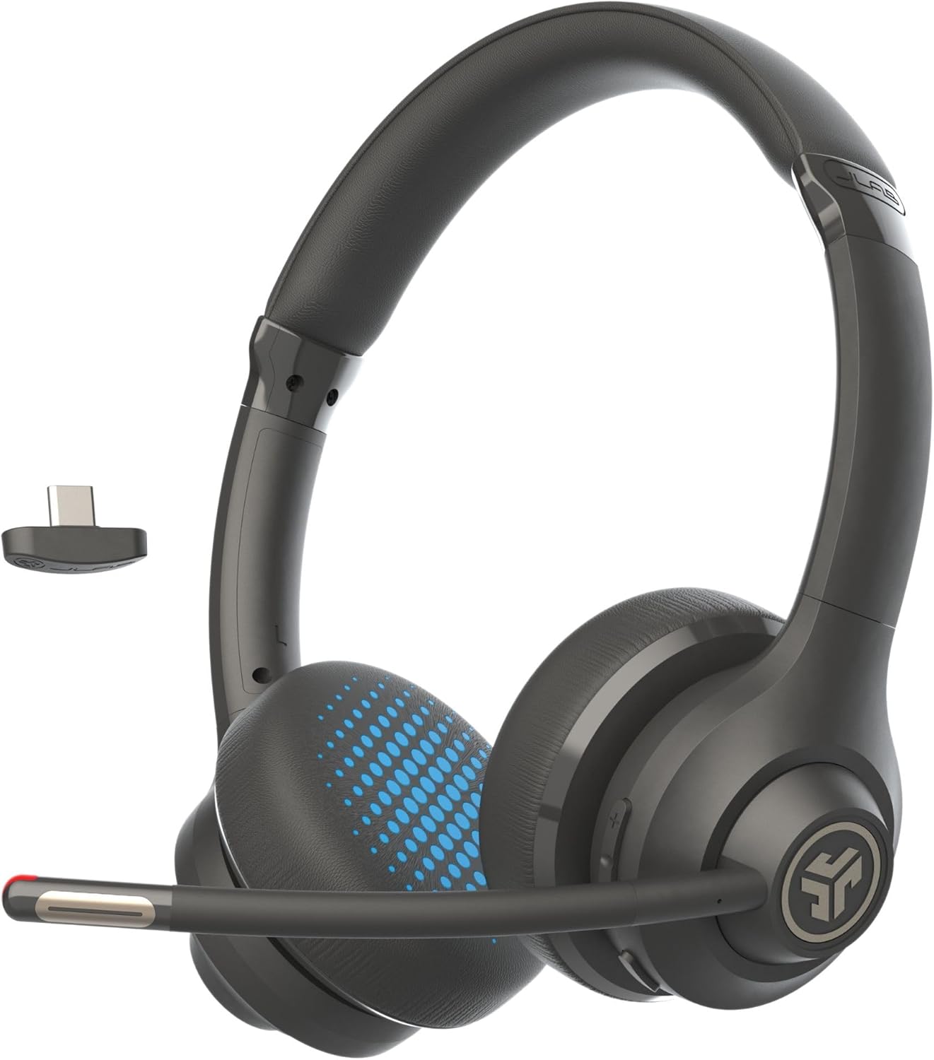 Kabelloses On-Ear Headset mit Mikrofon und USB-C, Go Work 2nd Gen