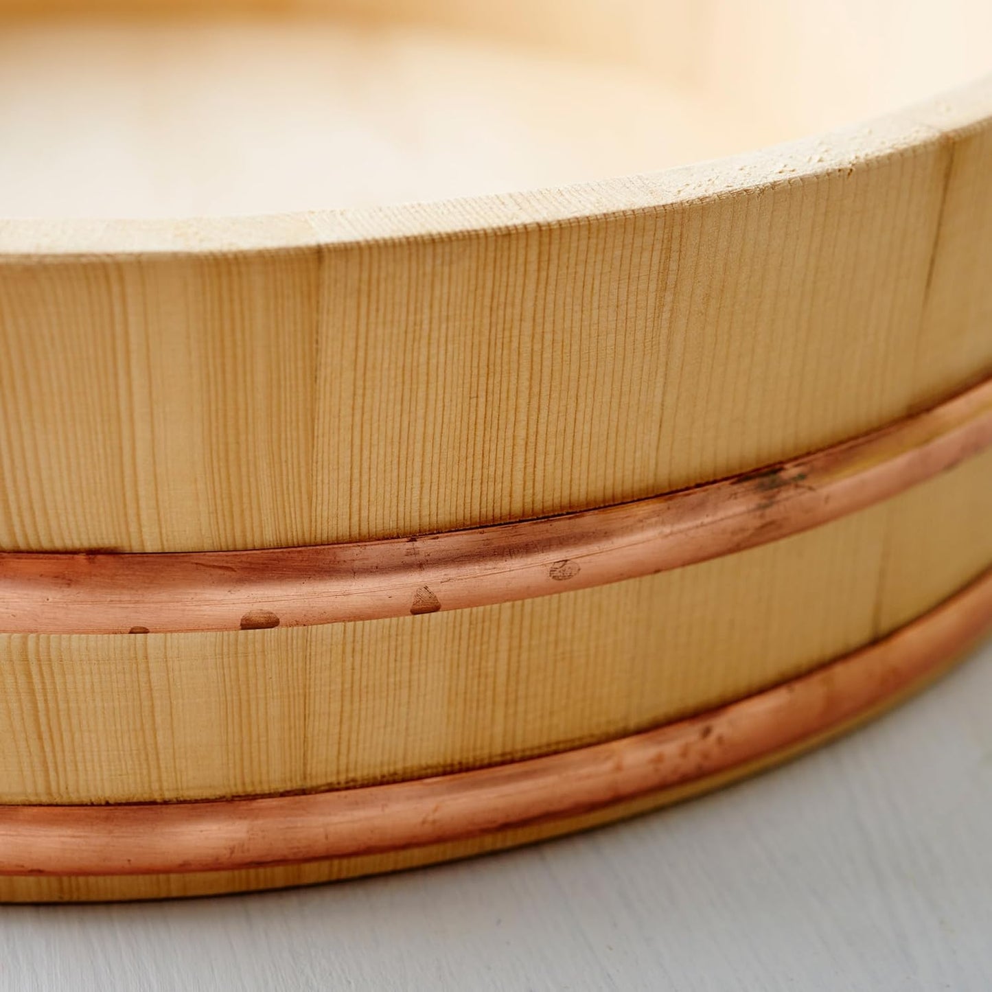Hangiri Holzschüssel für Sushi-Reis, 39cm