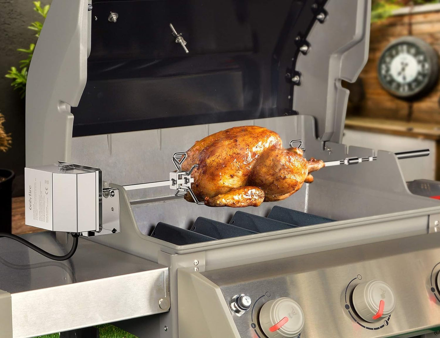 Grillmotor für Drehspiess