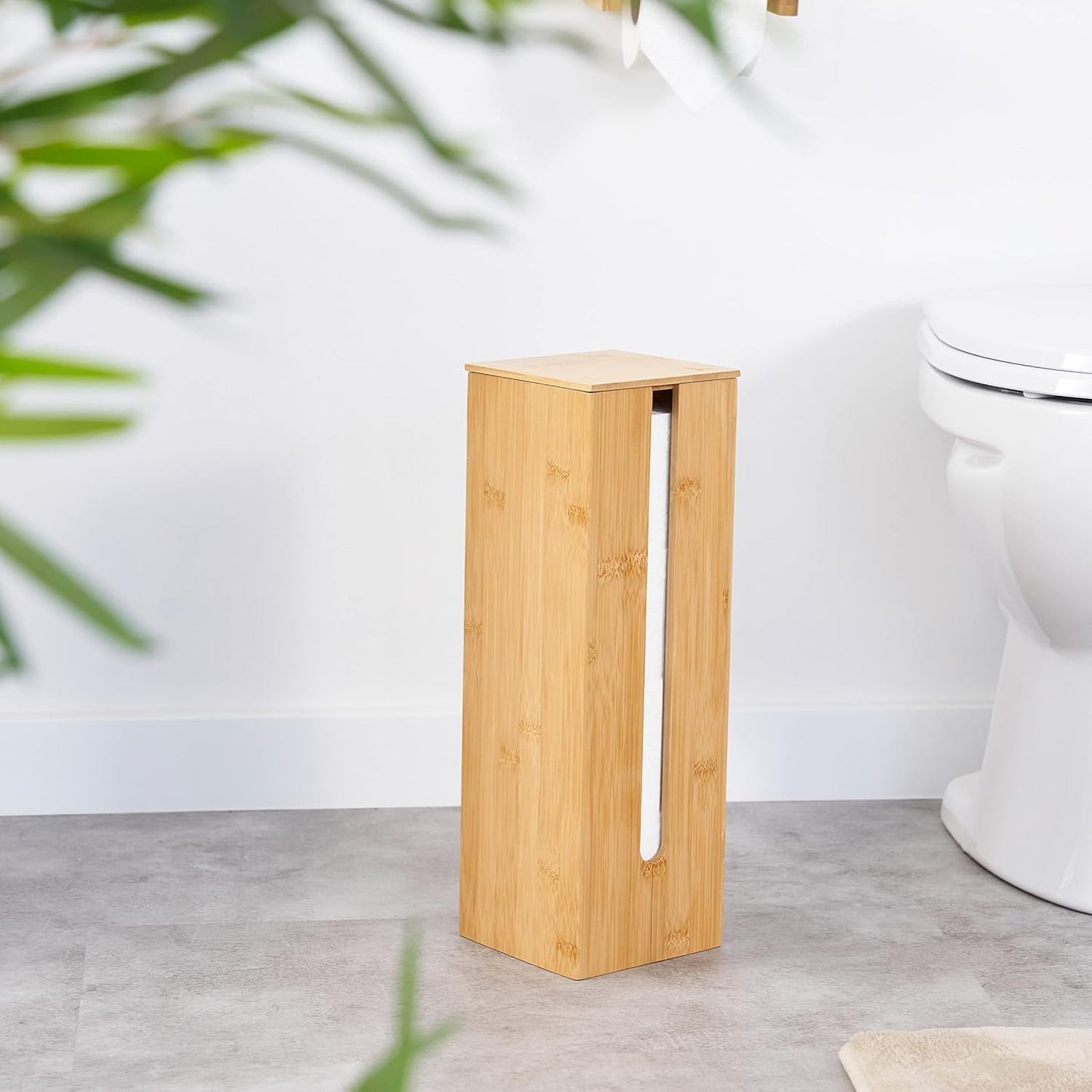 Toilettenpapierhalter Maria, Bambus Klorollenhalter