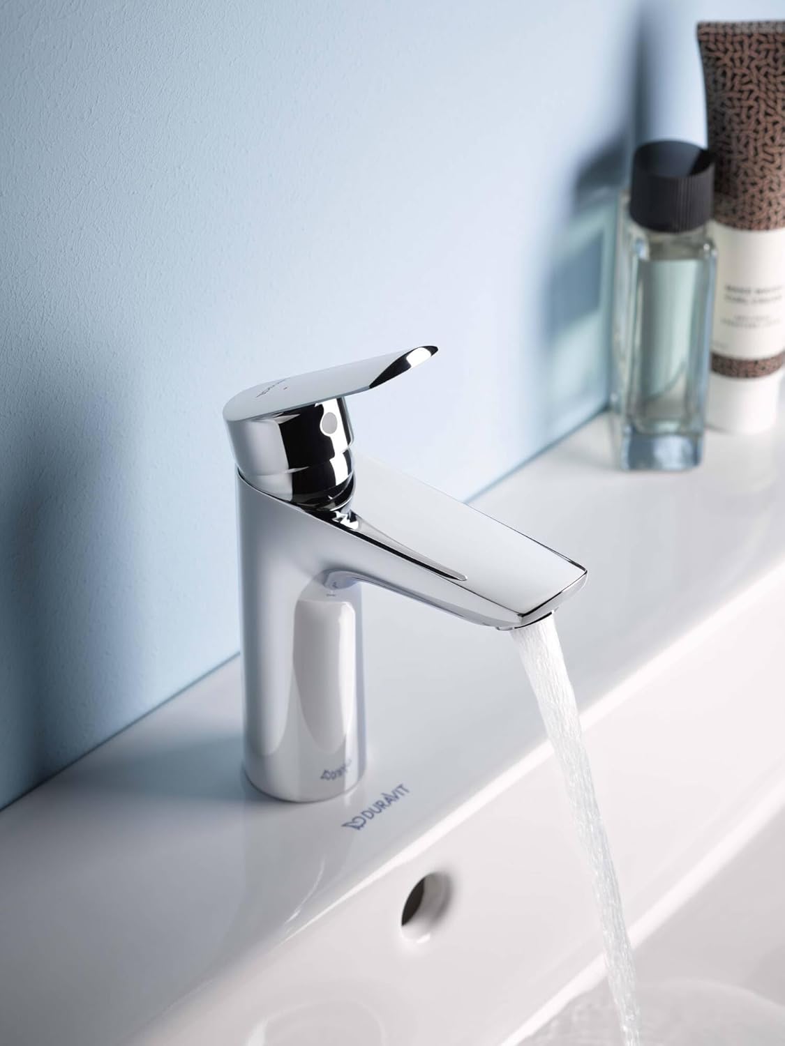 No.1 Waschtischarmatur S mit Ablaufgarnitur, wassersparend (MinusFlow), mit Zugstangen-Ablaufgarnitur S