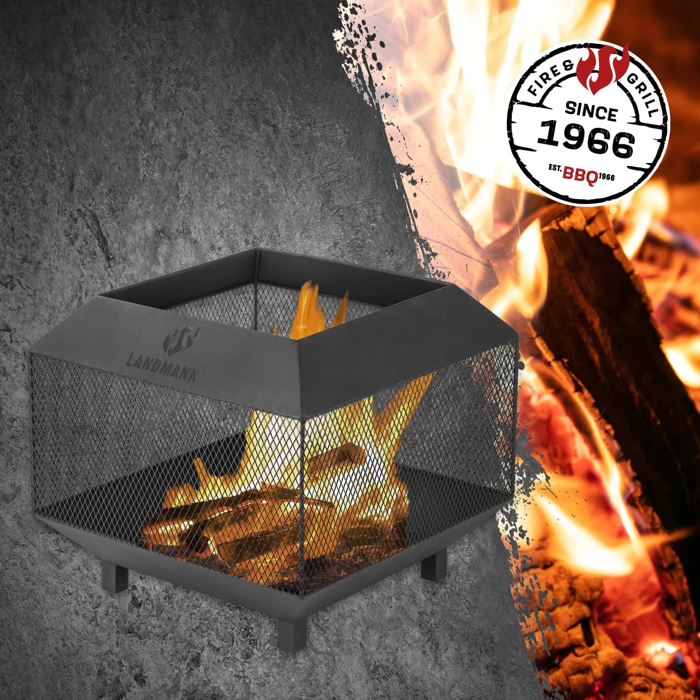 Feuerschale Cube, Feuerkorb Cube