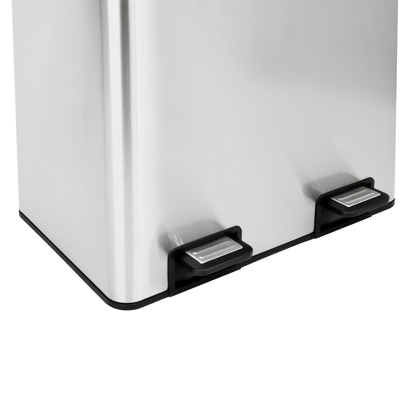 TMH2X30 Mülltrennsystem mit Softclose-Pedalen, Silber TMH2X30