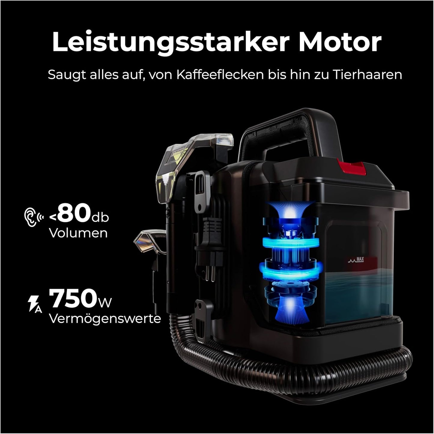 C600-750W Polster- und Teppichreiniger
