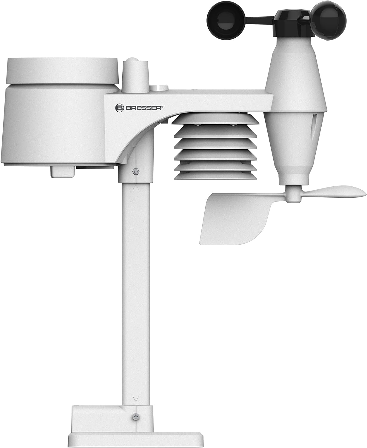 WLAN Comfort Wetterstation, 7-in-1 Wetterstation, schwarz, Single