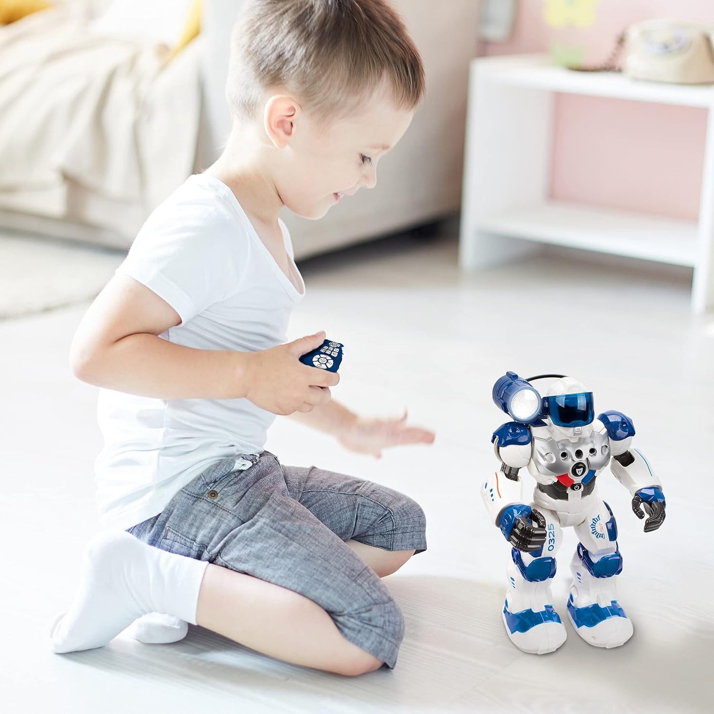 Programmierbares Roboter-Spielzeug für Kinder, Patrol