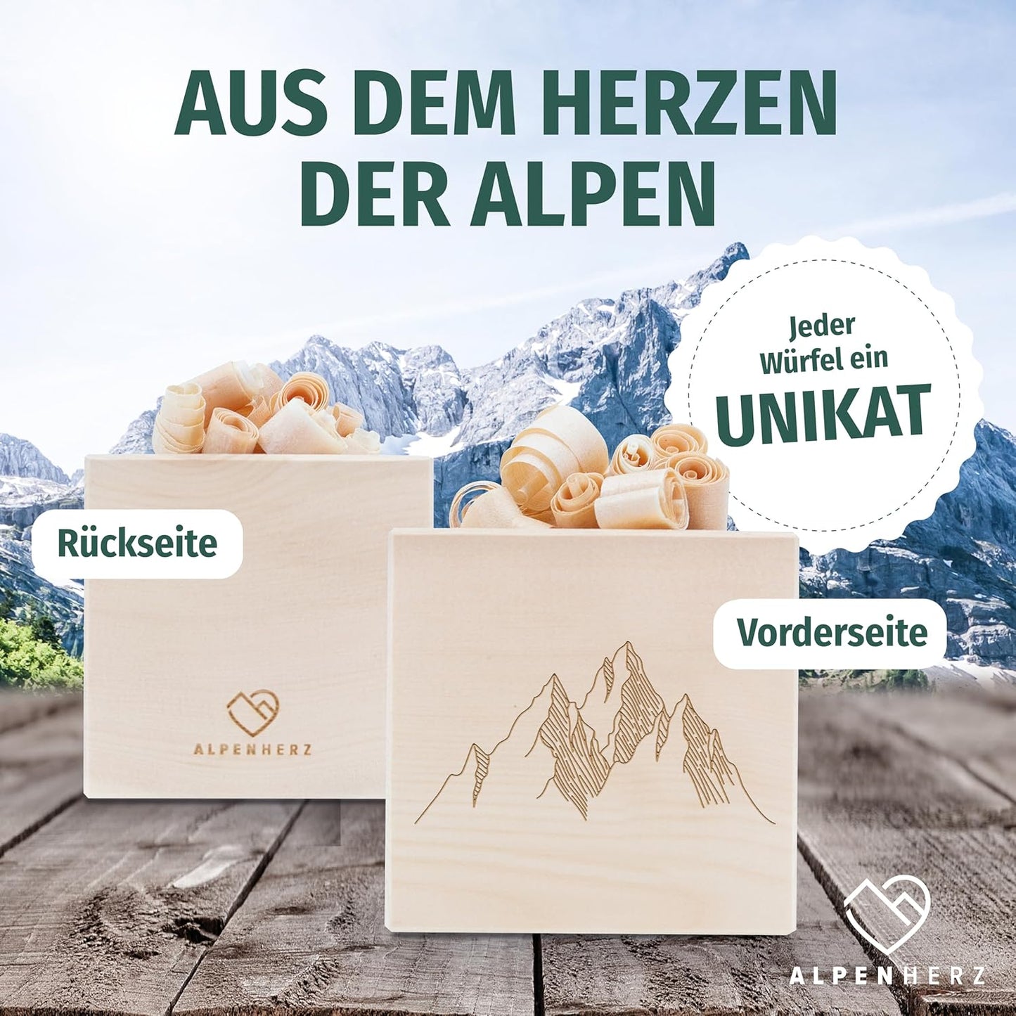 Zirbenwürfel-Set