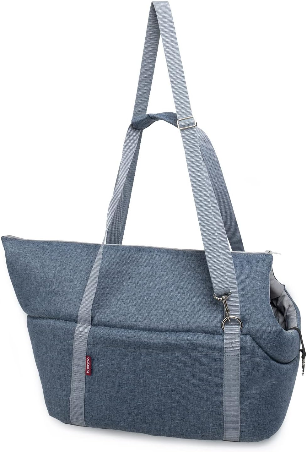 Transporttasche für Hunde und Katzen, L 42 x B 29 x H 33 cm / Denim Imitat