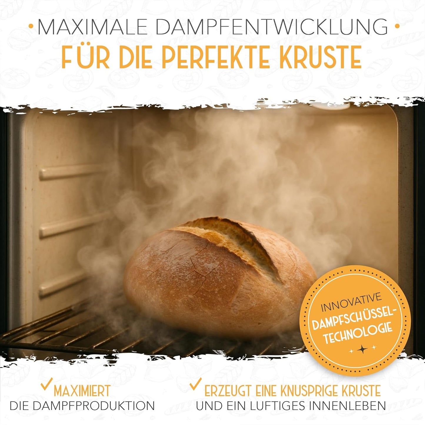 Dampfschüssel mit Lavasteinen, Dampfschüssel - mit Lavasteinen